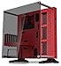 Thermaltake Core P3 ATX Tempered Glass Gaming Computer Case Chassis, Open Frame Panoramic Viewing, Glass Wall-Mount, Riser Cable Included, Red Edition, CA-1G4-00M3WN-03 primary