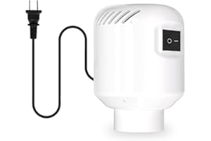 BAMCOO Electric Pump for Vacuum Storage Bags Travel Vacuum Pump for Various Vacuum Seal Bags Portable Vacpack Air Pump for Compression Clothing Blanket Luggage White(Storage Bag Not Included)