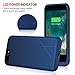 iPhone 7 Plus 8 Plus Battery Case 7000mAh Capacity Extended Battery Power Charger for iPhone 7Plus 8Plus (5.5inch) 4 LED Indication Ultra Slim Portable Charging Cover - Blue