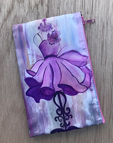Fine Art Cosmetic Bag, Makeup Bag, Dressform Glam Bag, Small - Thumbnail 3