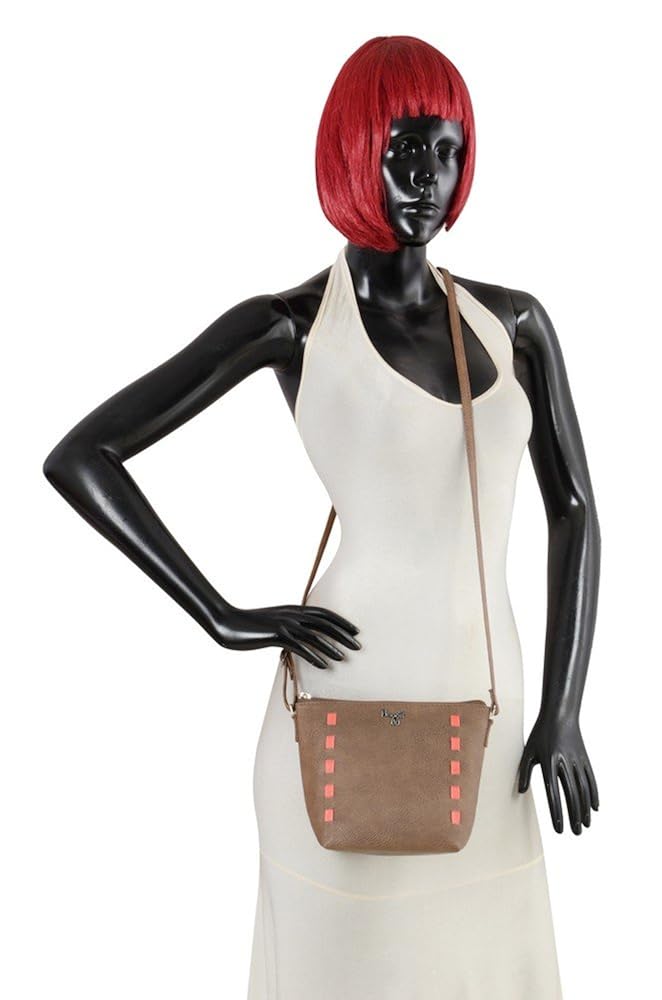 baggit women's sling bag (smoke) ()