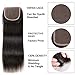 ZXZ Brazilian Straight Human Hair 10 Inch Lace Closure 4x4 Free Part Swiss Lace Closure 130% Density Natural Color (10, ST)