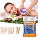 Hard Wax Beans Hair Removal Kit- 1lb Blue Wax Refill with 8 Applicators for Facial, Brazilian Bikini, Underarms, Back, Chest, Legs- Pearl Beads At Home Waxing for Wax Warmers (Pink)
