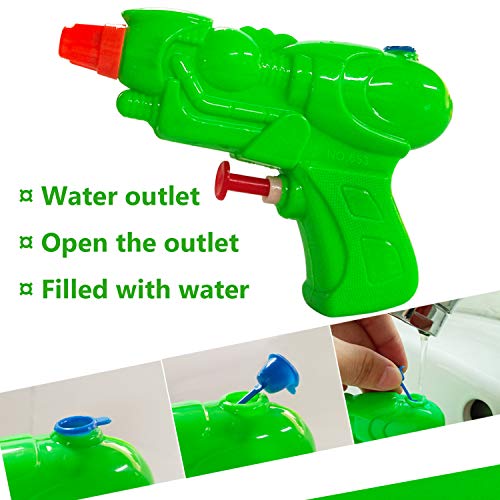 Nanny's Toy 30 Pack Water Guns&Squirt Guns, Super Water Blaster Soaker Guns Assortment, Summer Party Swimming Pool Toys&Beach Toys, Best Water Guns for Kids - Thumbnail 4