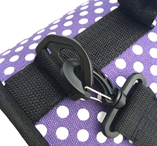 Wetietir Clutch Bag Four-Sided Breathable Pet Backpack Shoulder Bag Out Portable Pet Bag,Spottedpurple,S Dinner Purse (Color : Spottedpurple, Size : Small)