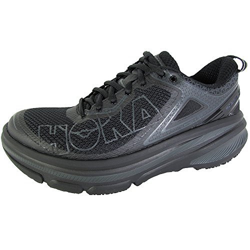 Hoka One One Womens Bondi 4 Running Sneaker Shoe, Black, US 9