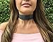 LuxeLife Black Rhinestone Choker 8 Row Women’s Crystal Necklace Diamond Collar with 5