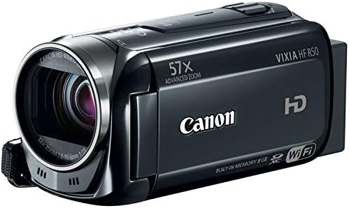 Canon VIXIA HF R50 Full HD Camcorder with Wi-Fi and 3-Inch LCD (Black) (Discontinued by Producer)