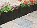 Valley View VPI-20 Interlocking Decorative Lawn Edging, 20', Black