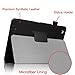 [Corner Protection] Fintie Acer Iconia A1-830 Folio Case - Premium PU Leather Cover Stand Cover with Stylus Holder for Acer Iconia A1-830 7.9-Inch Android Tablet - Black