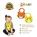 Animal Friends Silicone Baby Bib, Set of 2 :: Waterproof Silicone Bib with Pocket to Catch Food & Drool :: Easy Care, Washable, Dishwasher Safe :: Unisex with Tiger & Giraffe Prints by Walabi