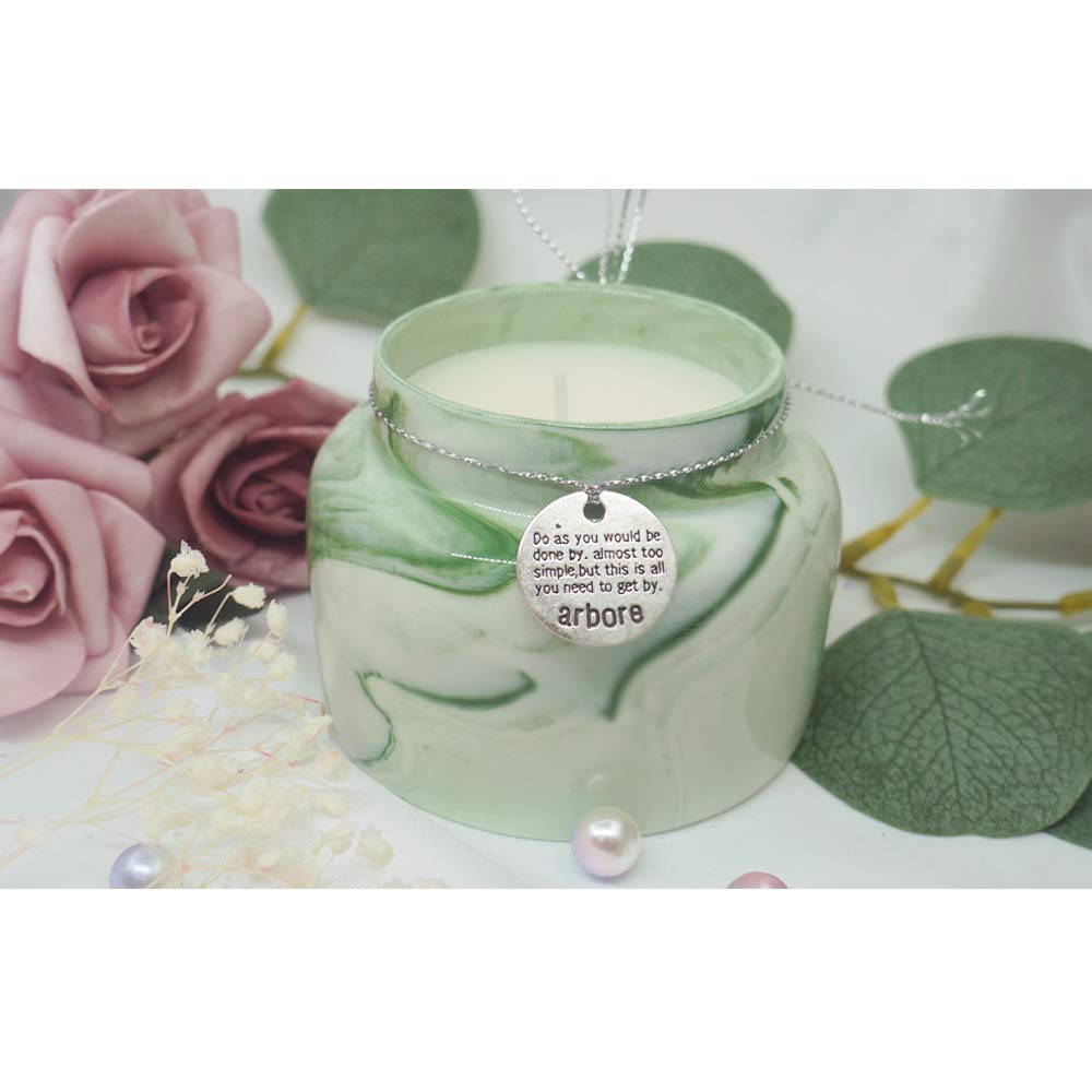 Natural Soy Wax Scented Candle, Aromatherapy Jar Candle, Fragrant Candle, Forest, Green, Relax & Fresh air, 1 piece