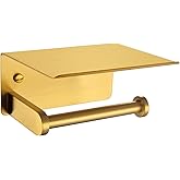 APLusee Toilet Paper Holder, Brushed Dark Gold, 304 Stainless Steel | Wet Wipes &amp; Air Freshener Storage, Space-Saving Design, Family Bath &amp; Rental Apartment Use, Modern Bathroom Refresh