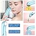 Sovob Blackhead Remover Vacuum Pore Cleaner Electric Blackhead Removal Acne Comedone Extractor Tool with Hot/Cold Care LED Display USB Rechargeable 5 Adjustable Suction Power 5 Probes… (Blue)