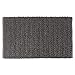 mDesign Cotton Non-Slip Soft Bathroom Rug, Absorbent Bath Mat - Water Plush for Bathroom Floor, Bathtub, Shower - Machine Washable - 2 Pack - Charcoal/Dark Gray