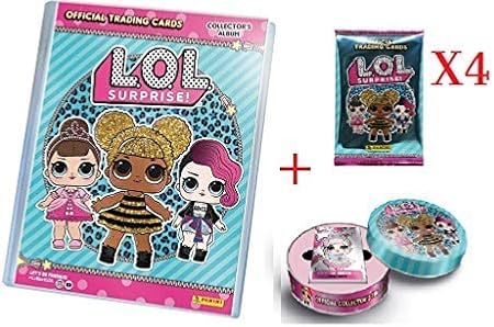 LOL SURPRISE PANINI Trading Cards (ARCHIVADOR+Lata): Amazon.es: Juguetes y juegos