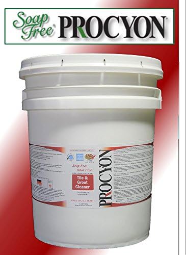 1 Each- 5 Gal. Pail (640 oz.)- Soap Free PROCYON Tile &amp; Grout Cleaner Concentrate