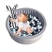Depruies Kids Play Ball Pool Soft Quality Sponge Ocean Ball Pool Indoor Deluxe Baby Round Ball Pit Ideal Gift Play Toy for Children Toddler Infant Boys Girls（Gray）