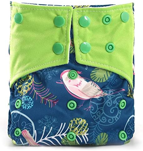 One Size Fit All Pocket Baby Cloth Diaper Nappy Cover Double Gussets (Color NO3)