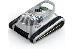 TIRRITO (2024 New) Crab Cordless Robotic Pool Cleaner，Wall Climbing Pool Vacuum，Pool Vacuum for Inground Pools with Smart Navigation