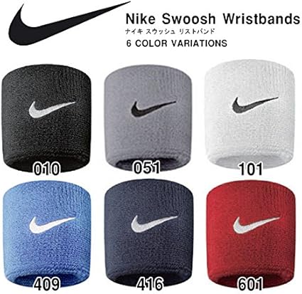 Amazon Nike ナイキ リストバンド スウッシュ リストバンド ブラック 2個入り Nnn04 010os ナイキ Nike リストバンド