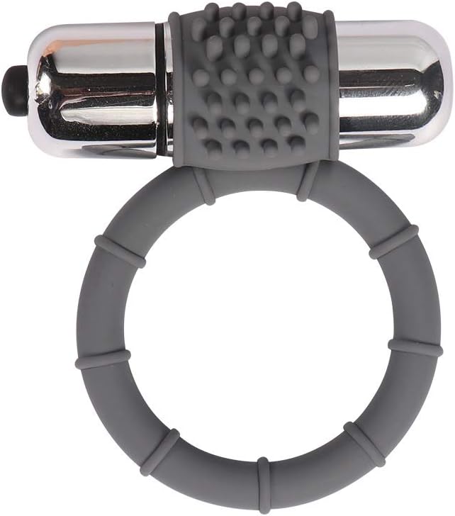 Men's Power Toy Strong Vibration Delay Ring Silicone Massage Ring