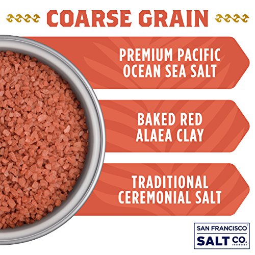 Bath Red Alaea Hawaiian Sea Salt 2 lb. Bag Coarse Grain by San Francisco Salt Company Pricepulse