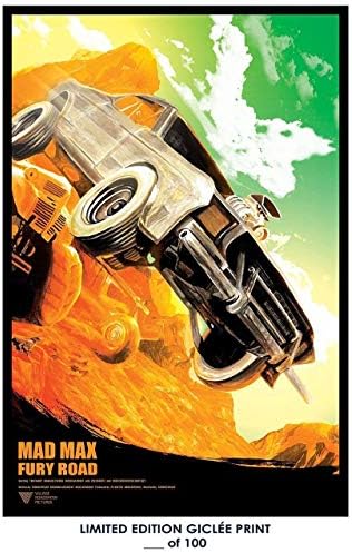Giclee Art Prints 12" x 18" Wall Poster Mad Max Fury Road 01 - Limited Edition