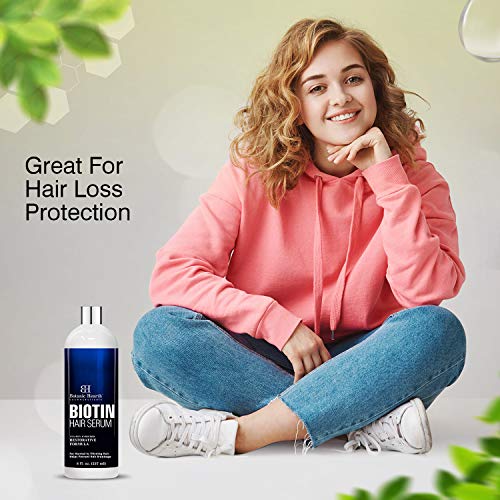 Botanic-Hearth-Biotin-Hair-Growth-Serum-Restorative-Enriched-with-Biotin-Pro-Vitamin-B5-to-Help-Hair-Nourish-Strengthen-Promotes-Thicker-Healthy-Looking-Hair-for-Men-Women-8-fl-oz