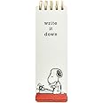 Graphique Peanuts Snoopy Typewriter Reporter Journal, Charles Schulz Design & "Write it Down" Title, Embellished Gold Foil Portable Notebook, 150 Lined Sheets w/ Matching Cover Designs, 3" x 8.75
