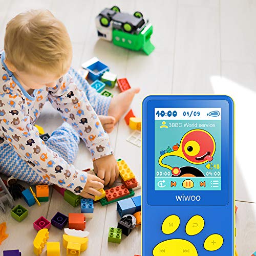 Wiwoo MP3 Player for Kids, MP3 Player with FM Radio, Video, Photo and