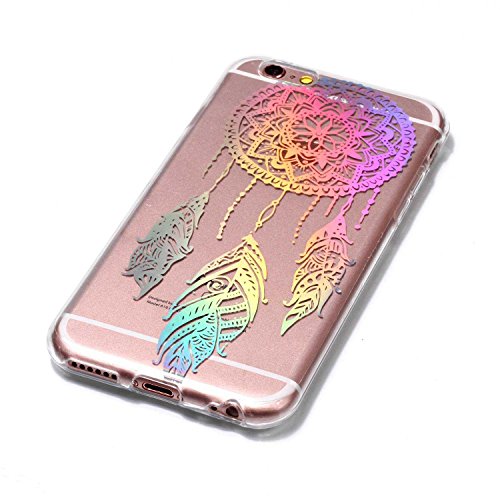 Fashion iPhone 6 / iPhone 6s Case, UNEXTATI Clear Design Printed TPU Soft Transparent Bumper Anti-Scratch Case Cover for Apple iPhone 6 / iPhone 6s, Dreamcatcher