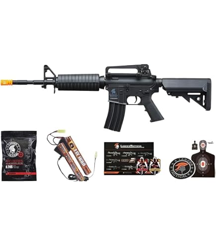 Amazon.com : Lancer Tactical M933 Commando Gen 2 AEG Airsoft Rifle