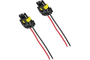 Wevdn 2 PCS 9005 HB3 9006 HB4 9012 Bulb Socket, Headlight Connector Female Adapter Wiring Harness Socket, Automotive Headlights Fog Lights Socket Wire Replacement, Car Accessories