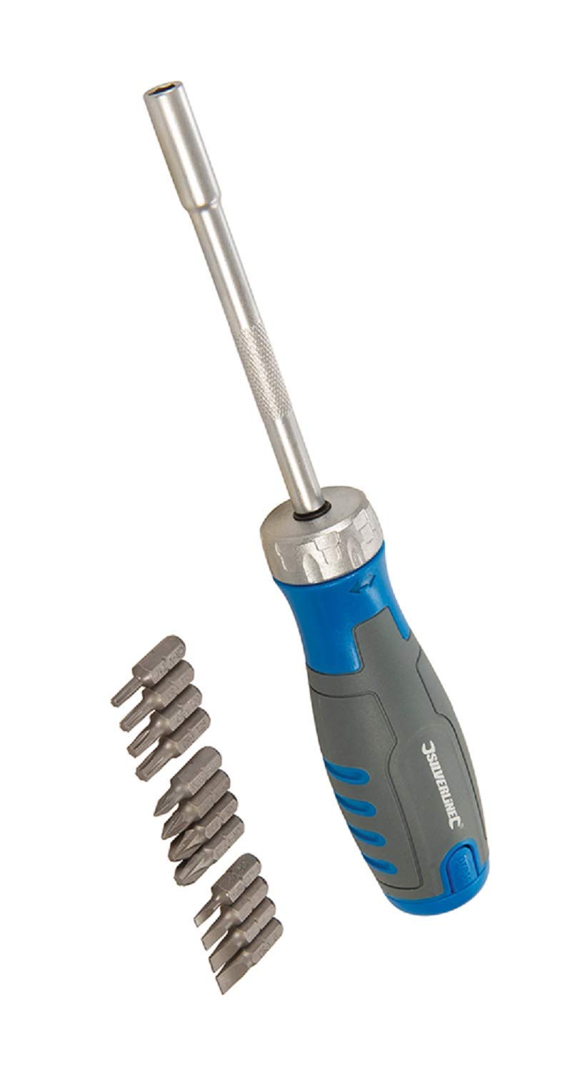 Silverline 12-in-1 Multi-Bit Ratchet Screwdriver 12-in-1 (930569)