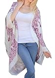 Marilyn & Main Women's Light Loose Chiffon Kimono Cardigan Wrap Top