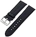 Hadley-Roma MS-906 Black 24mm Men's Genuine Leather Watch Band