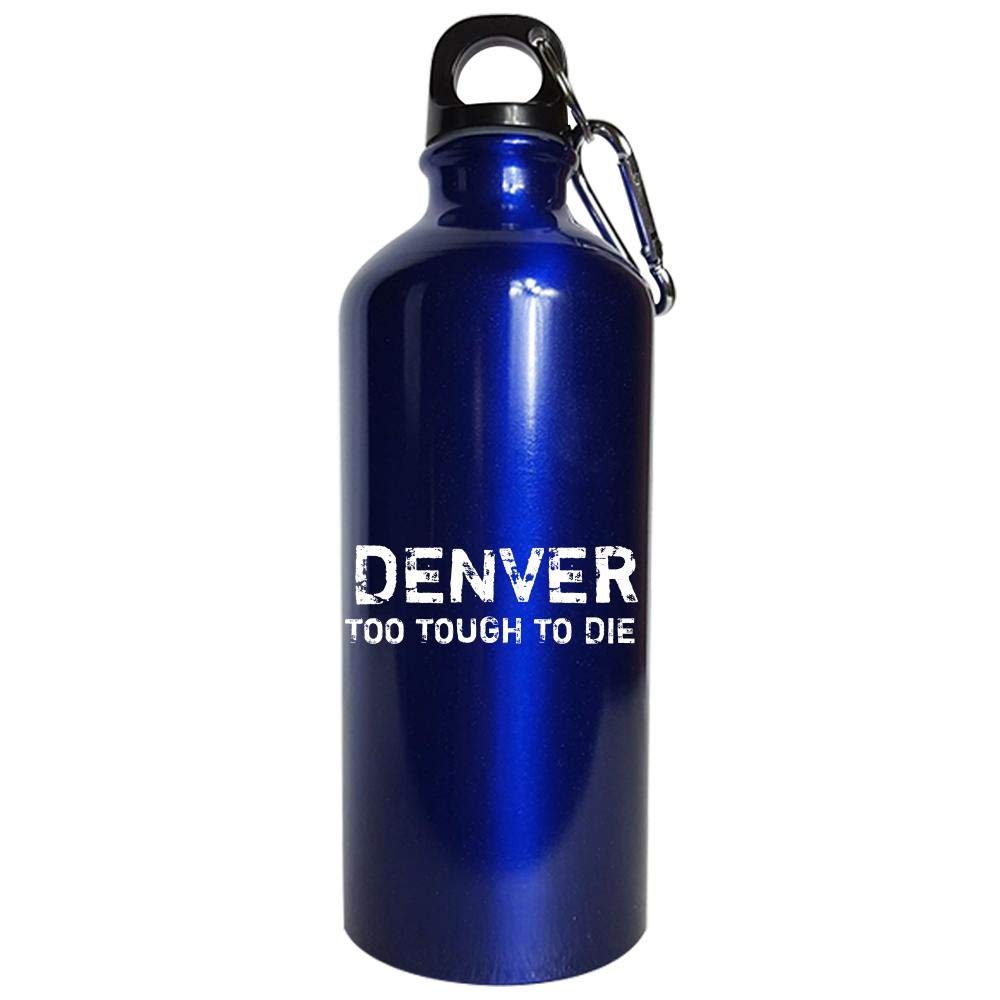 Denver Too Tough To Die - Botella de agua, color azul metálico ...