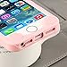 iPhone 5 5s SE Case,CKCY KoKo Cat Soft Silicone,Cute Kitty Ears Case for Apple iPhone 5 5s SE (Light Pink)