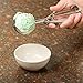 Ice Cream Scoop - Works Great On Cold, Dense Ice Cream - Large Size - Best For Ice Cream, Fruit, Pancakes, Cookies, Cupcakes & More - Heavy Grade Food Safe Stainless Steel - Ergonomic Grip