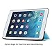 Poetic iPad Air Case [Slimline Series] - [Lightweight] [Ultra-slim] PU Leather Slim-Fit Trifold Cover Stand Folio Case for Apple iPad Air 1st Gen (5th Generation iPad) Sky Blue