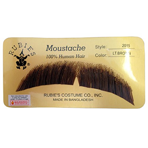 BASIC CHARACTER MUSTACHE, LIGHT BROWN [Apparel]