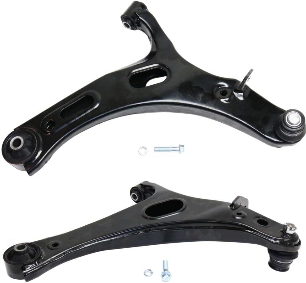 Evan Fischer Set of 2 Front, Left and Right, Lower Control Arm With Ball Joint(s) & Bushing(s) Compatible with Subaru Outback 2010-2014 Legacy 20202AJ04A, 20202AJ05A