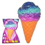 Kiibru Squishy Slow Rising Galaxy Ice Cream Colossal Toys Scented Hand Pillow