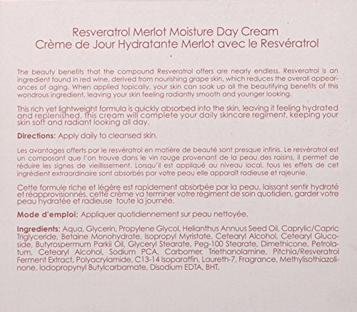 Vine Vera Resveratrol Merlot Moisture Day Cream, 50ml/1.76oz