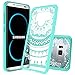 Samsung Galaxy S8 edge Case,Samsung Galaxy S8 Plus Case Clear,AnoKe Mandala Flower Cute Girls Women Ultra Thin Slim Fit Hard Back TPU Bumper Phone Cover Cases for Galaxy S8 Plus s8+ Unlocked TM CHMint