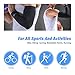 Arm Sleeves UV Sun Protective Compression Sleeve Tattoo Cover Warmer for Cycling Bowling Golf Baseball Basketball for Youth & Adult by OpeCking - 1 Pair (L)