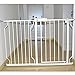 Fairy Baby Narrow Baby Gate 27 Inch to 29 Inch Wide, Small Auto Close Walk Through Safety Gates Pressure Mounted for Stairs Doorways Kids or Pets,White