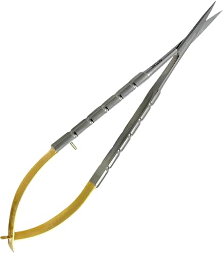 Castroviejo Needle Holder , Smooth , Curved, Without Lock Length 5 5