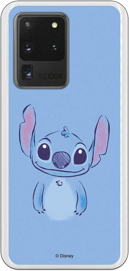 Samsung Galaxy S20 Ultra Official Lilo & Stitch Stitch Blue Protect Your Phone Case for Samsung Galaxy S20 Flexible Silicone Case Officially Licensed by Disney